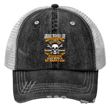 Discover Great Aircraft Mechanic Costume Trucker Hats