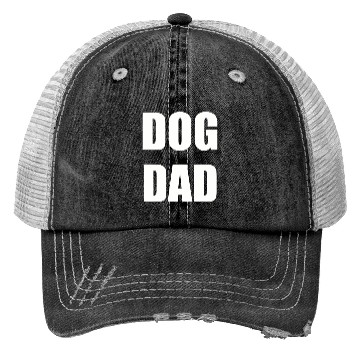 Discover DOG DAD - cute dog Trucker Hats