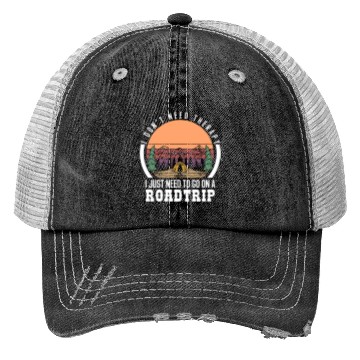 Discover Vacation Outdoor Experience Endless Journey Trucker Hats