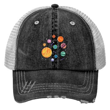 Discover Solar System Planets Science Space Boys Girls Trucker Hats
