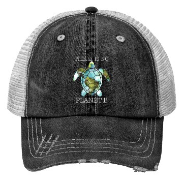 Discover There Is No Planet B Rescue Turtle Lover Trucker Hats