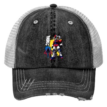 Discover Chibi Mecha: A Cute Cyberpunk Design 10 Trucker Hats