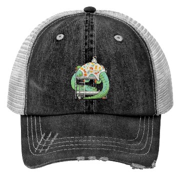Discover Dinosaur Brachiosaurus Sleeping Trucker Hats