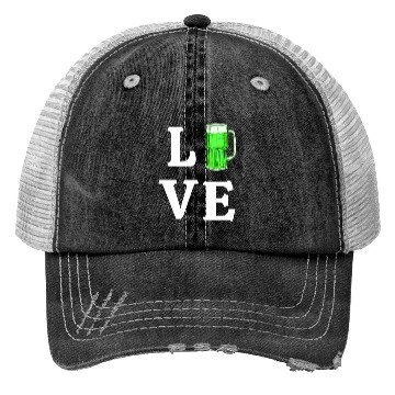 Discover Love Green Beer Trucker Hats