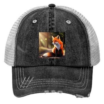Discover Logo Fox Trucker Hats