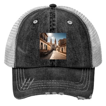 Discover Fantasy pictures ,town Morocco ,city casablanca Trucker Hats