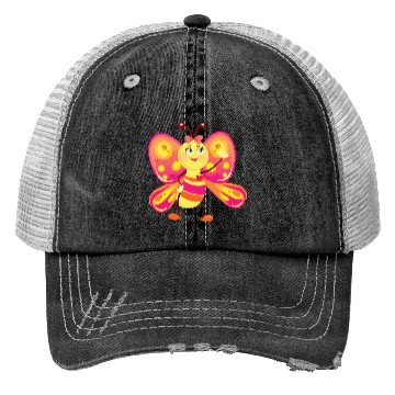 Discover Bubbly Butterfly Trucker Hats