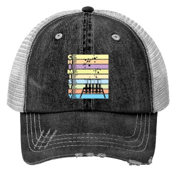 Discover Experiment Lab Science Student Chemistry Teacher Trucker Hats
