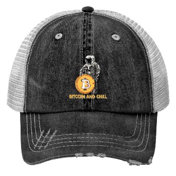 Discover Bitcoin and Chill funny Trucker Hats