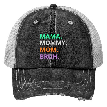 Discover vintage international women's day mama,mommy;bruh Trucker Hats