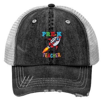Discover Space Pre K Teacher Preschool Back To School Trucker Hats