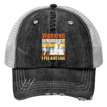 Discover Wanderlust funny I love peeing outside Trucker Hats