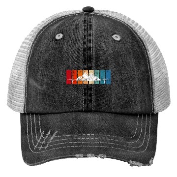 Discover Mountaineering Summit Hiker Mountain love Trucker Hats