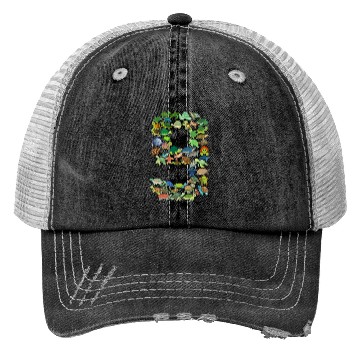 Discover 9th Birthday Sea Turtle Tortoise Theme 9 Year Old Trucker Hats