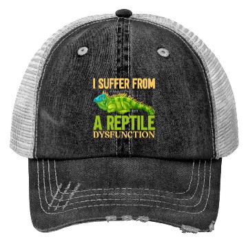 Discover Bearded Dragon Iguana Reptile lover Trucker Hats