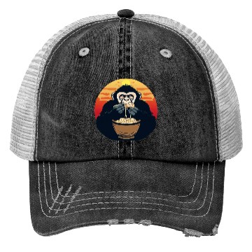Discover gorilla noodles sunset Trucker Hats