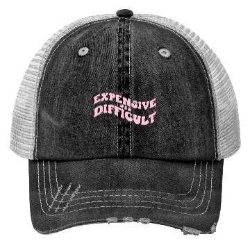Discover Expensive And Difficult Bougie Bougee Preppy Aesth Trucker Hats