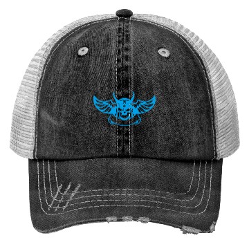 Discover angry bird skull Trucker Hats