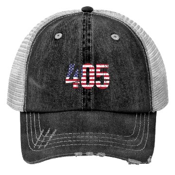 Discover 405 Oklahoma Area Code Trucker Hats