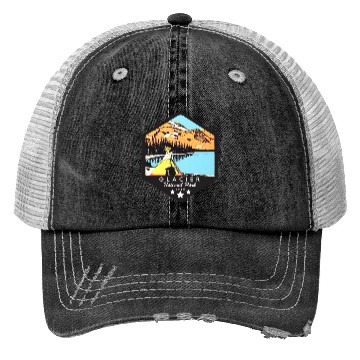Discover Glacier national park Trucker Hats
