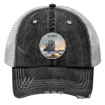 Discover Olympic National Park Trucker Hats