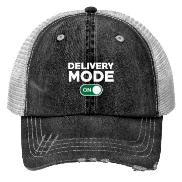 Discover Funny Delivery Driver Design Trucker Hats