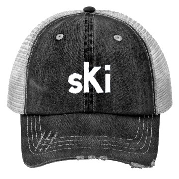 Discover Ski Winter Sports Trucker Hats