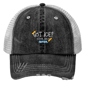 Discover Got Ice School Nurse Trucker Hats