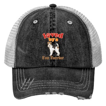Discover Fox Terrier Dog Lover Trucker Hats