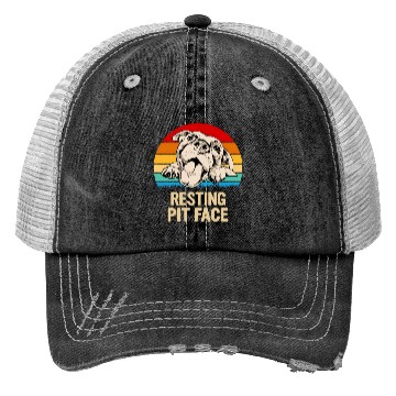 Discover Resting Pit Face Trucker Hats
