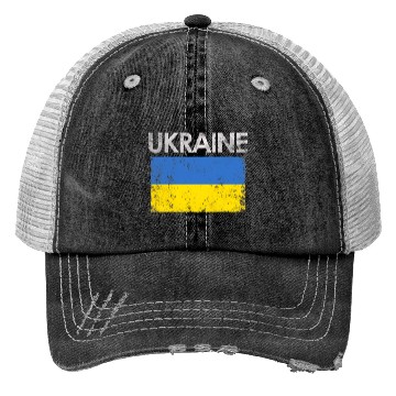 Discover Ukraine Ukrainian Flag Pride Trucker Hats