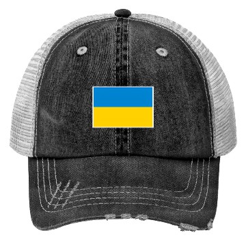 Discover Ukraine Flag With Ukrainian National Colors Trucker Hats