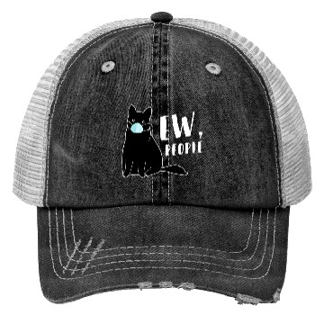 Discover Cat With Ew People Statet Trucker Hats