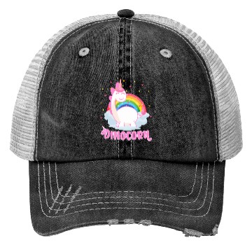 Discover Dinocorn For Unicorn And Dinosaur Trucker Hats