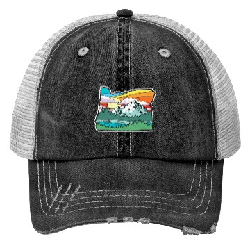 Discover Oregon Nature Outdoors Trucker Hats