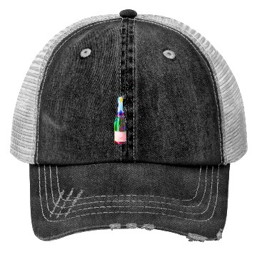 Discover Champagne Bottle Sparks Trucker Hats