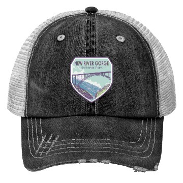 Discover New river gorge national park Trucker Hats