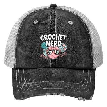 Discover Crochet Nerd For A Crochet Crocheting Trucker Hats