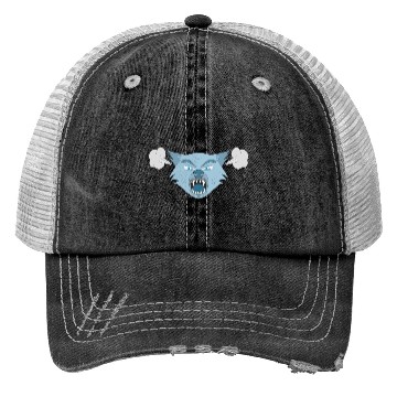 Discover Angry Wolf Trucker Hats
