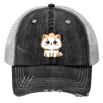 Discover cute kawaii cat valentine gift 1 Trucker Hats