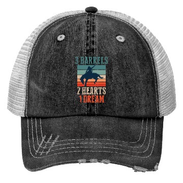 Discover Barrel Racing Rodeo Trucker Hats