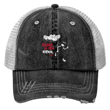 Discover Emily The Strange Deliver Us From Normal Trucker Hats