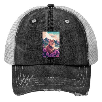 Discover Pomeranian Nature Trucker Hats