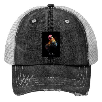 Discover Chicken Colorful Farmer Trucker Hats