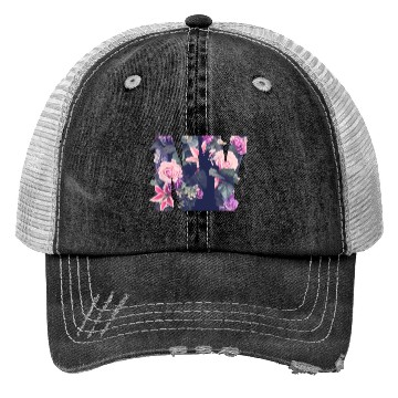 Discover Enjoy New York City Floral New York City Trucker Hats