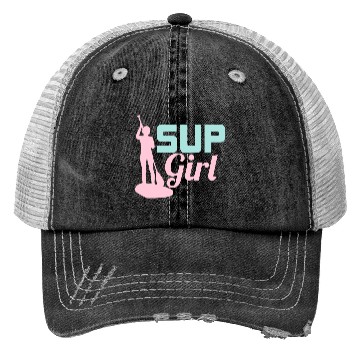 Discover SUP Girl Stand Up Paddle Board Trucker Hats