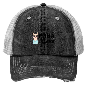 Discover mama llama Trucker Hats