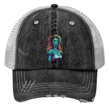 Discover Zombie Girl Trucker Hats