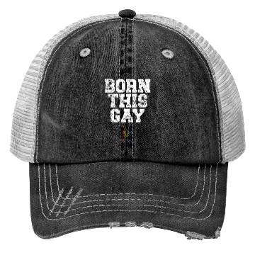 Discover Born This Gay Sexual Diversity Gay Pride LGBTQ Trucker Hats