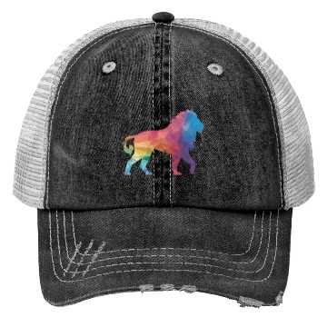 Discover Lion silhouette Trucker Hats